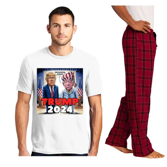 Funny Trump Biden Presidential Election Debate 2024 Pajama Set