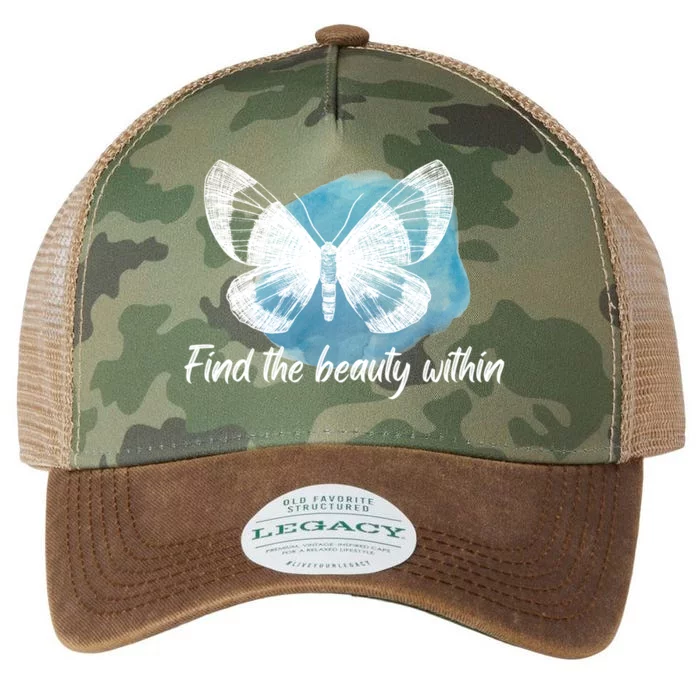 Find The Beauty Within Butterfly Legacy Tie Dye Trucker Hat