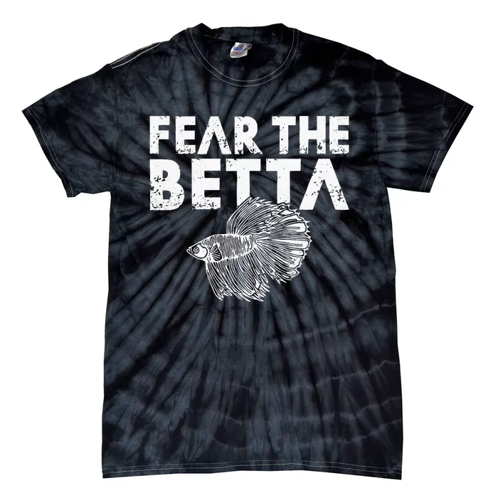 Fear The Betta Fish Tie-Dye T-Shirt