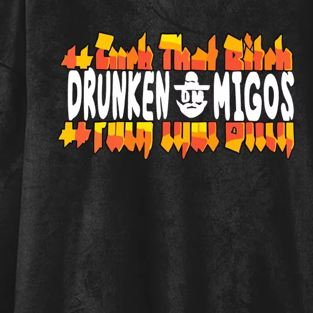 Fuck The Bitch Drunken M.I.G.O.S Hooded Wearable Blanket