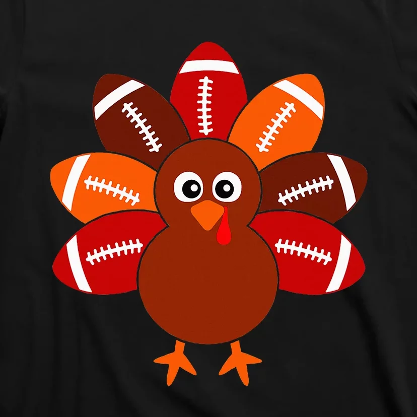 Football Turkey Balls Thanksgiving T-Shirt