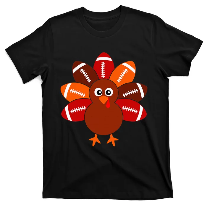 Football Turkey Balls Thanksgiving T-Shirt