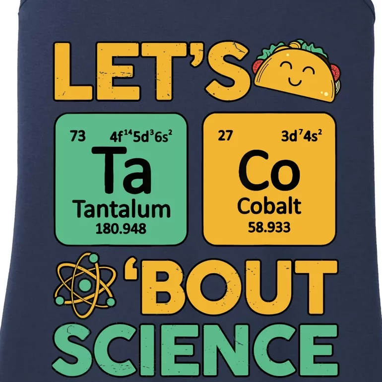 Funny Taco Bout Scienceshirt Tuesday Chemistry Stem Teacher Ladies Essential Tank