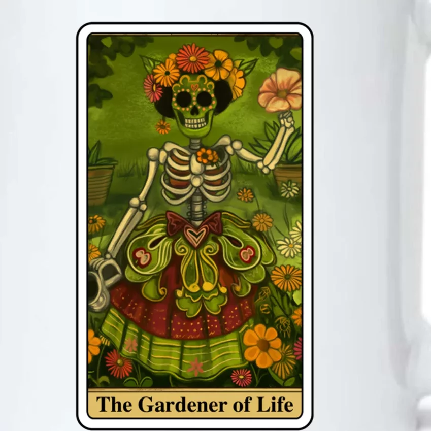 Funny Tarot Card The Gardener Of Life Psychic Fortune Teller Gift Black Color Changing Mug