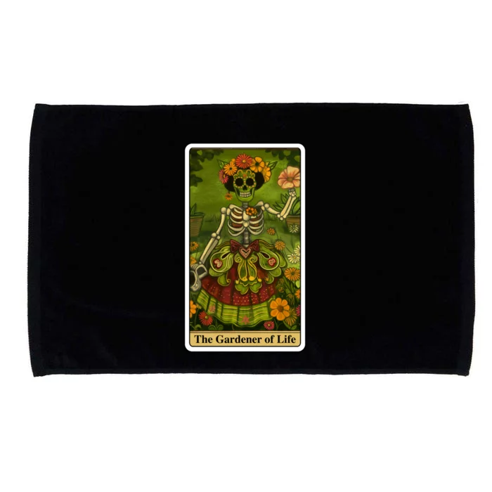 Funny Tarot Card The Gardener Of Life Psychic Fortune Teller Gift Microfiber Hand Towel