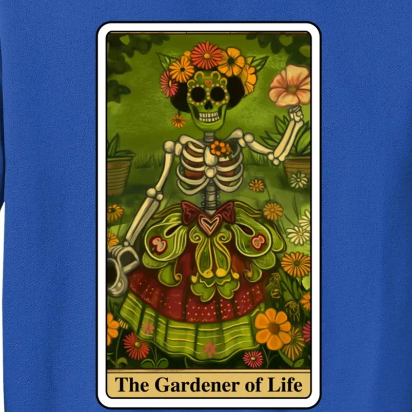 Funny Tarot Card The Gardener Of Life Psychic Fortune Teller Gift Tall Sweatshirt