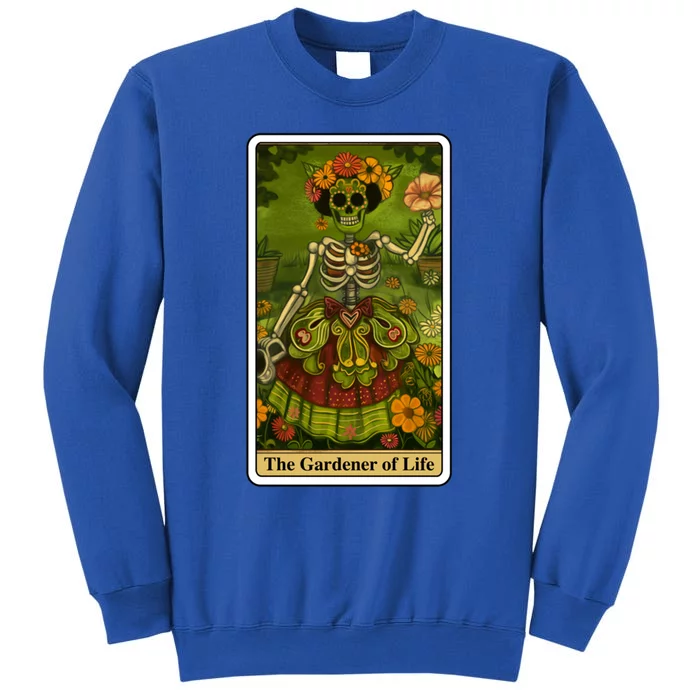 Funny Tarot Card The Gardener Of Life Psychic Fortune Teller Gift Tall Sweatshirt