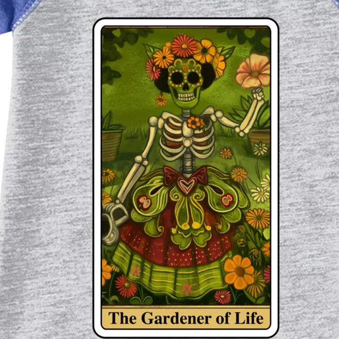 Funny Tarot Card The Gardener Of Life Psychic Fortune Teller Gift Infant Baby Jersey Bodysuit