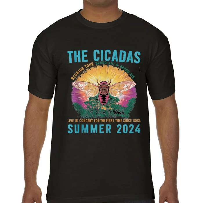 Funny The Cicadas Reunion Summer 2024 Comfort Colors T-Shirt