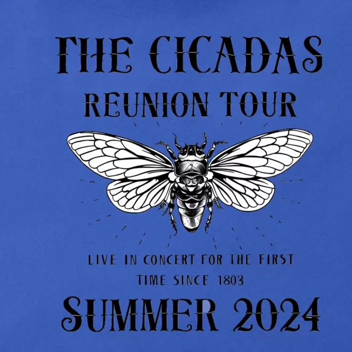 Funny The Cicadas Reunion Summer 2024 Zip Tote Bag