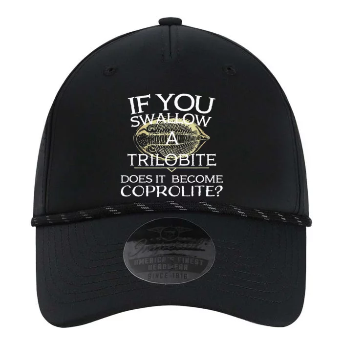 Funny Trilobite Coprolite Fossil Lover Dino Poop Performance The Dyno Cap