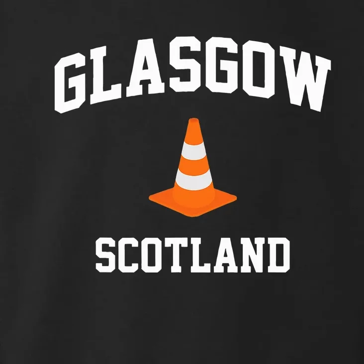 Funny Traffic Cone Glasgow Scotland Toddler Hoodie