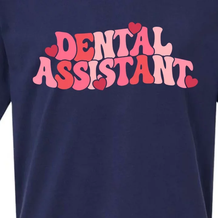 Funny Tooth Cupid's Favorite Dental Assistant Valentines Gift Sueded Cloud Jersey T-Shirt