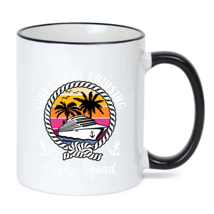 Funny Trip Cruise Gone Cruising Cruise Squad Cool Gift Black Color Changing Mug