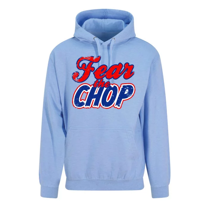 Fear The Chop Legendary Atlanta Baseball Unisex Surf Hoodie