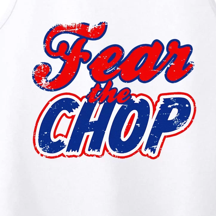 Fear The Chop Legendary Atlanta Baseball Performance Tank