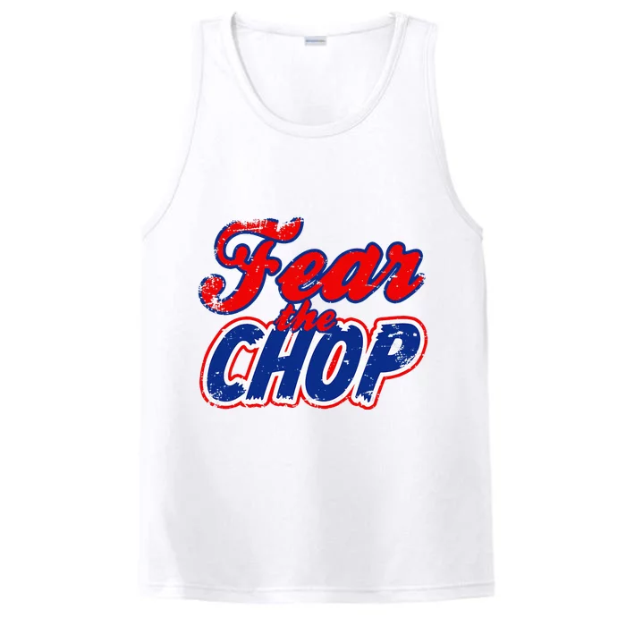 Fear The Chop Legendary Atlanta Baseball Performance Tank