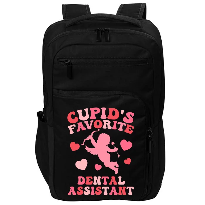 Funny Tooth Cupid's Favorite Dental Assistant Valentines Gift Impact Tech Backpack