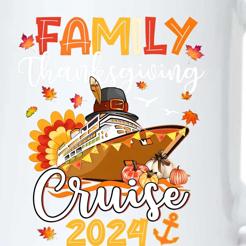 Family Thanksgiving Cruise 2024 Matching Family Team Black Color Changing Mug