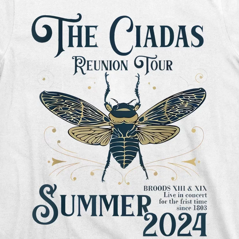 Funny The Cicadas Reunion Summer 2024 T-Shirt