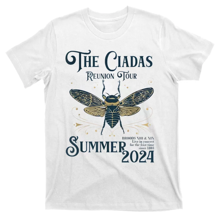 Funny The Cicadas Reunion Summer 2024 T-Shirt