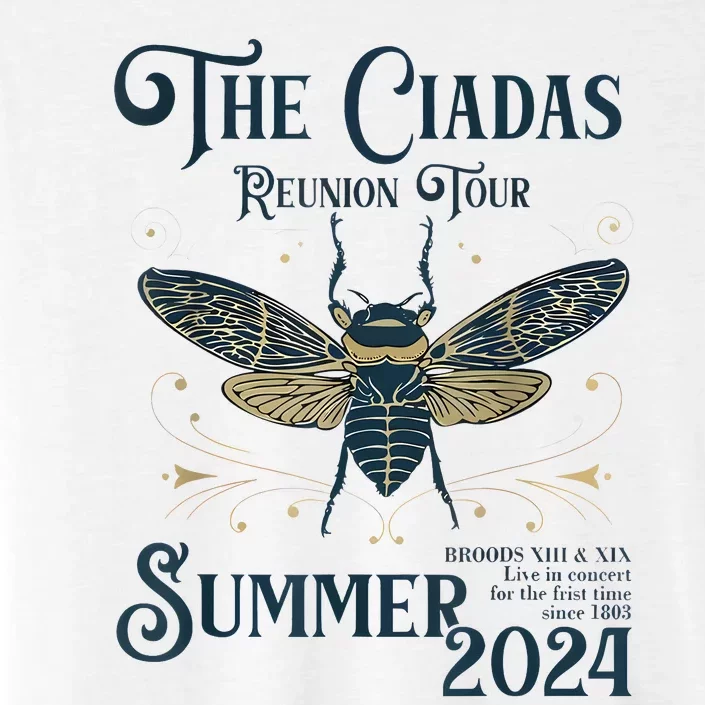 Funny The Cicadas Reunion Summer 2024 ChromaSoft Performance T-Shirt