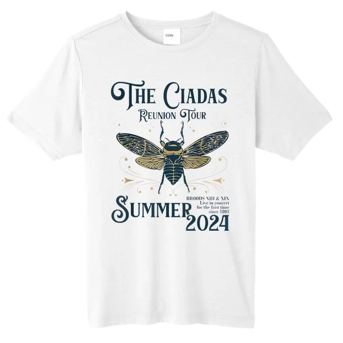 Funny The Cicadas Reunion Summer 2024 ChromaSoft Performance T-Shirt