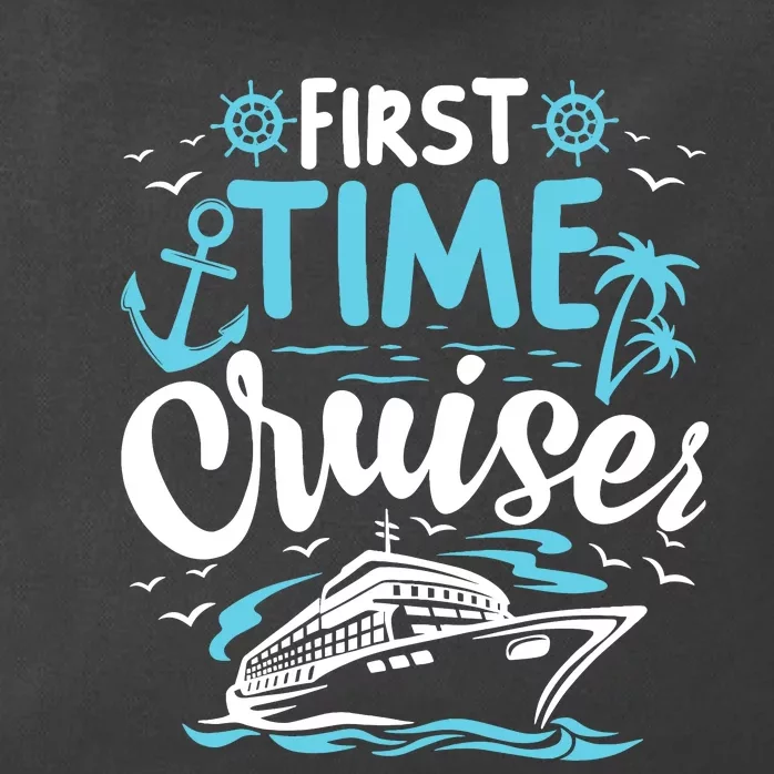 First Time Cruiser First Cruise Ship Vacation Trip 2024 Zip Tote Bag