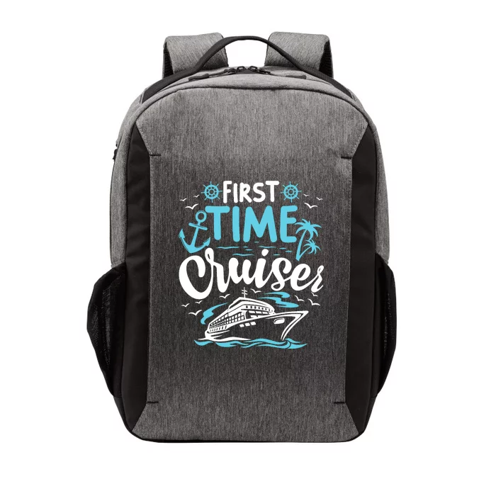 First Time Cruiser First Cruise Ship Vacation Trip 2024 Vector Backpack