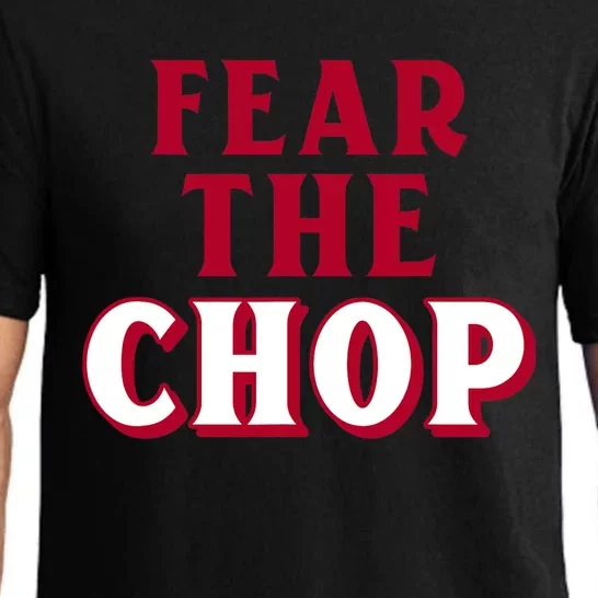 Fear the Chop Baseball Lover Pajama Set