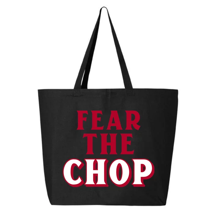 Fear the Chop Baseball Lover 25L Jumbo Tote