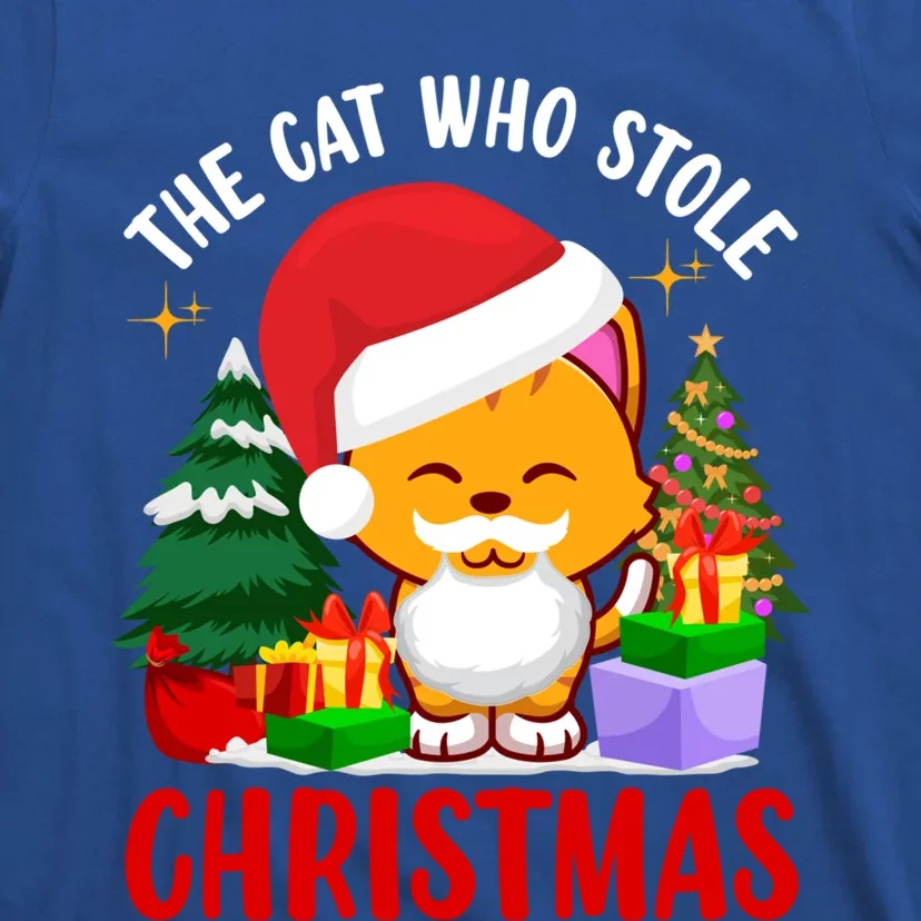 Funny The Cat Who Stole Christmas Meaningful Gift T-Shirt