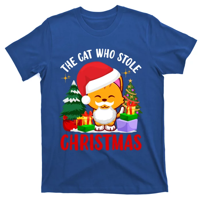 Funny The Cat Who Stole Christmas Meaningful Gift T-Shirt