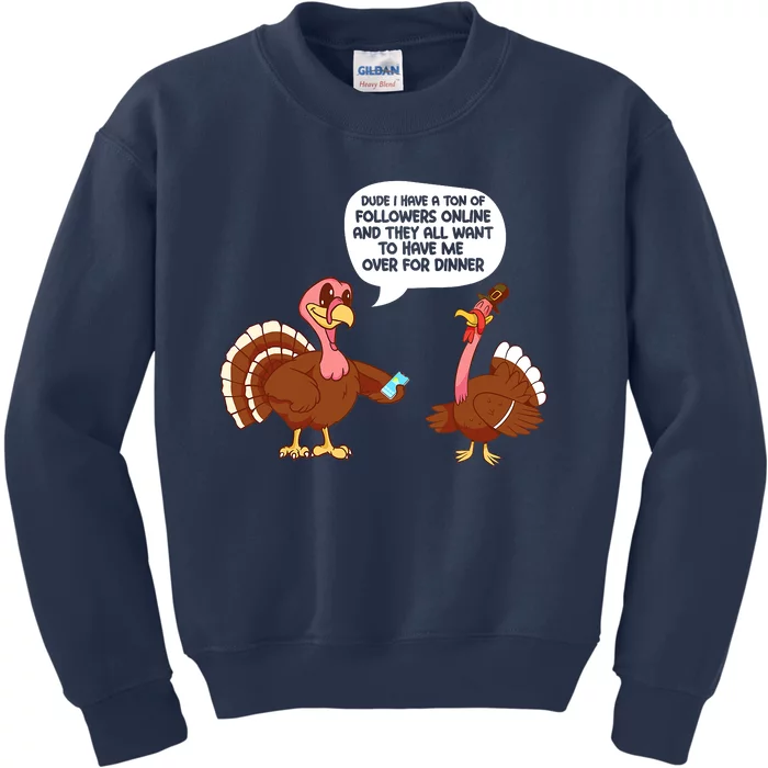 Funny Thanksgiving Cute Lil Turkey Boys Gifts Kids Sweatshirt