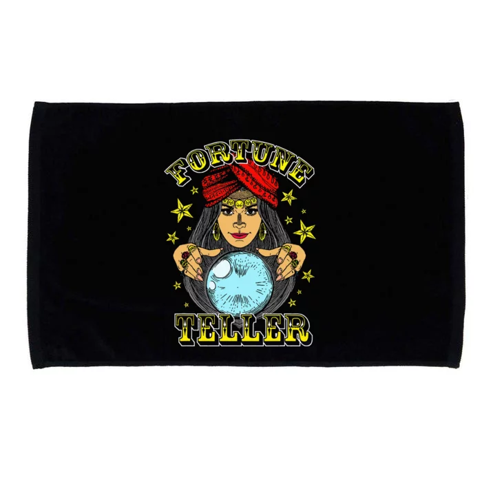 Fortune Teller Costume Circus Staff Vintage Carnival Theme Microfiber Hand Towel