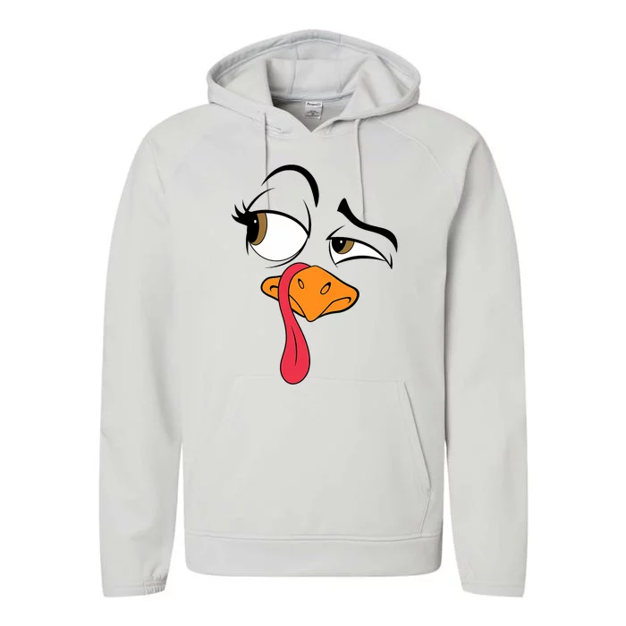 Funny Turkey Cool Turkey Thanksgiving Costume Performance Fleece Hoodie