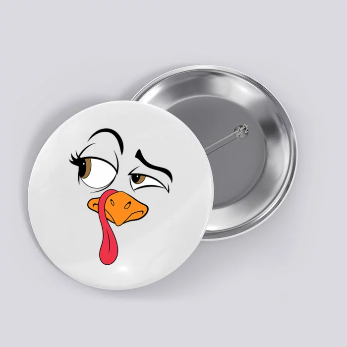 Funny Turkey Cool Turkey Thanksgiving Costume Button