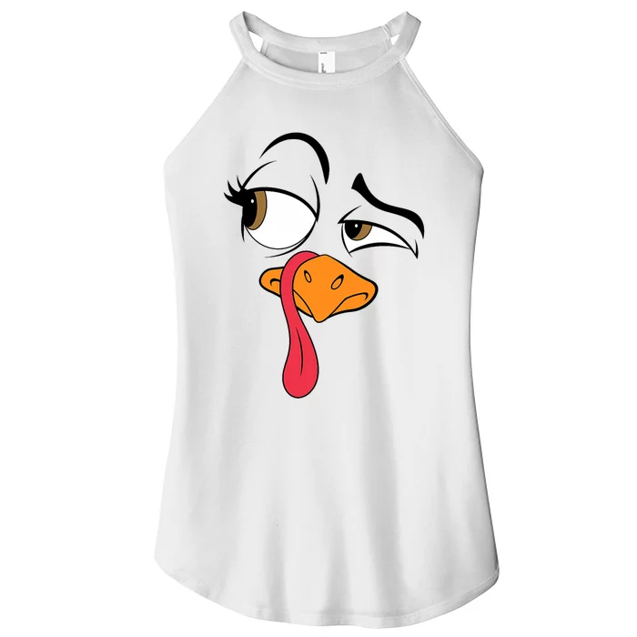 Funny Turkey Cool Turkey Thanksgiving Costume Women’s Perfect Tri Rocker Tank