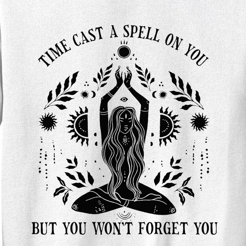 Funny Time Cast A Spell On You Cute Yoga Sweatshirt