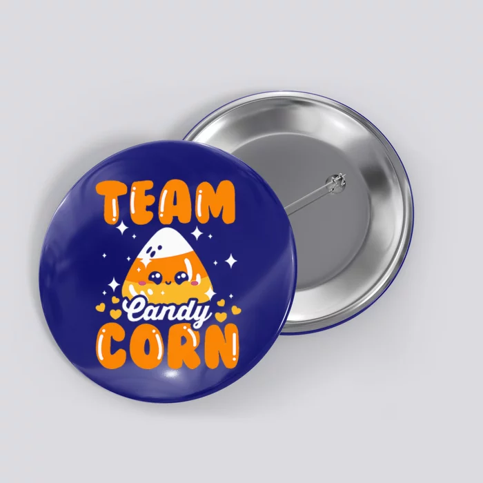 Funny Team Candy Corn Halloween Costume Button