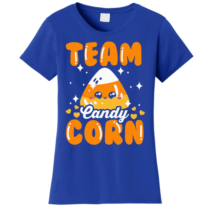 Funny Team Candy Corn Halloween Costume Women's T-Shirt