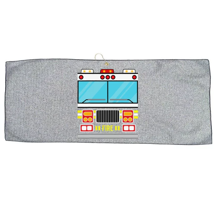 Fire Truck Costume Simple Easy Halloween Group Costume Large Microfiber Waffle Golf Towel