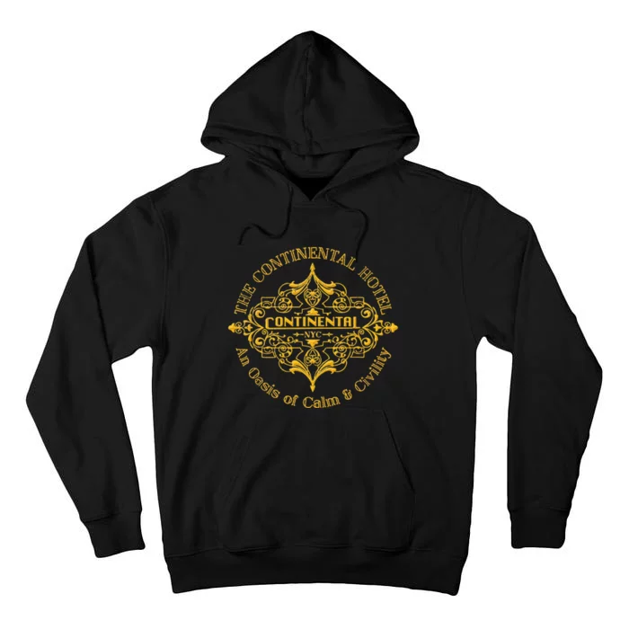 Funny The Continental Hotel Ne York City Vintage Tall Hoodie