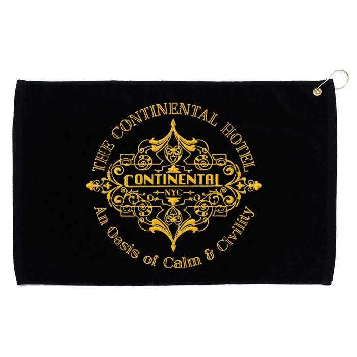 Funny The Continental Hotel Ne York City Vintage Grommeted Golf Towel