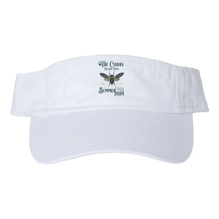 Funny The Cicadas Reunion Tours Summer 2024 Gift Valucap Bio-Washed Visor