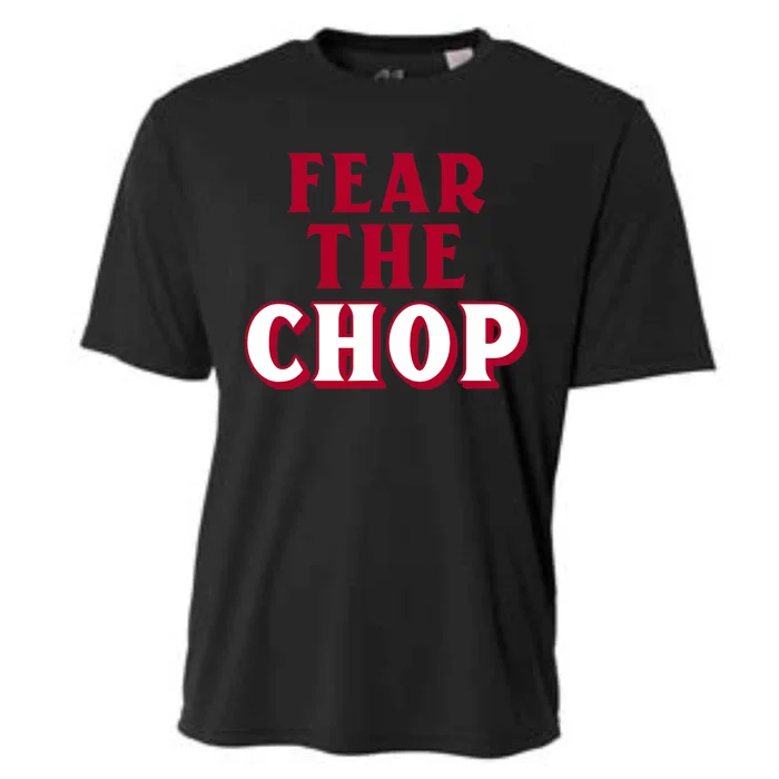 Fear the Chop Baseball Lover Cooling Performance Crew T-Shirt