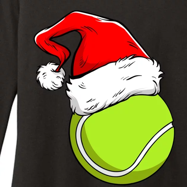 Funny Tennis Coach Player Gift Ball Christmas Xmas Holiday Gift Womens CVC Long Sleeve Shirt