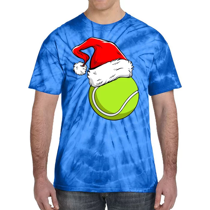 Funny Tennis Coach Player Gift Ball Christmas Xmas Holiday Gift Tie-Dye T-Shirt