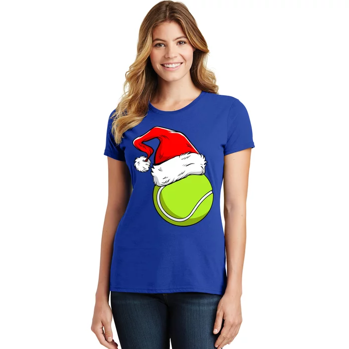 Funny Tennis Coach Player Gift Ball Christmas Xmas Holiday Gift Women's T-Shirt