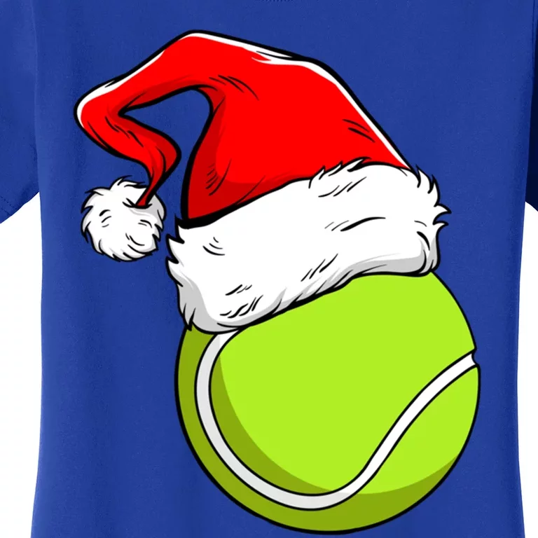 Funny Tennis Coach Player Gift Ball Christmas Xmas Holiday Gift Women's T-Shirt